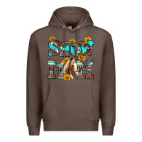 Coffee show mom horse Premium Hoodie - RanaPortraitStore