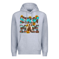 Heather Grey show mom horse Premium Hoodie - RanaPortraitStore