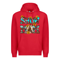 Red show mom horse Premium Hoodie - RanaPortraitStore
