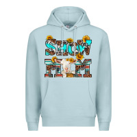Blue Mist show mom goat Premium Hoodie - RanaPortraitStore