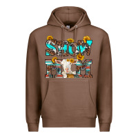 Chestnut show mom goat Premium Hoodie - RanaPortraitStore