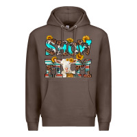 Coffee show mom goat Premium Hoodie - RanaPortraitStore