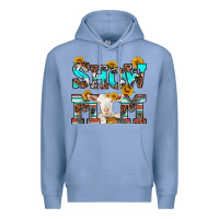 Colony Blue show mom goat Premium Hoodie - RanaPortraitStore
