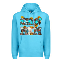 Ocean Blue show mom goat Premium Hoodie - RanaPortraitStore