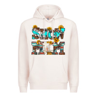 Pale Pink show mom goat Premium Hoodie - RanaPortraitStore