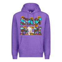 Purple show mom goat Premium Hoodie - RanaPortraitStore
