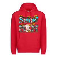 Red show mom goat Premium Hoodie - RanaPortraitStore