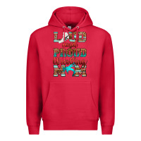Cardinal loud and proud wrestling mom Premium Hoodie - RanaPortraitStore