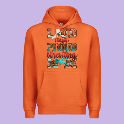 Premium Hoodie loud and proud wrestling mom