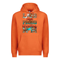 Carrot loud and proud wrestling mom Premium Hoodie - RanaPortraitStore
