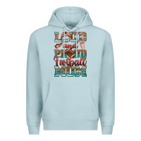 Loud And Proud Football Mom Premium Hoodie | Teevron