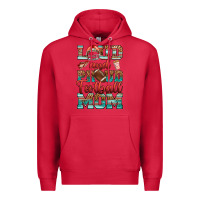 Cardinal loud and proud football mom Premium Hoodie - RanaPortraitStore
