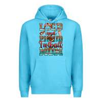 Ocean Blue loud and proud football mom Premium Hoodie - RanaPortraitStore