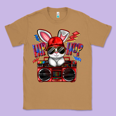 Hip Hop Classic Tee Designed By Fadigitalartstudio