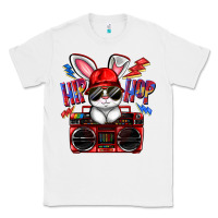 White hip hop Classic Tee - FaDigitalArtStudio