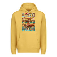 Antique Gold loud and proud football mom Premium Hoodie - RanaPortraitStore