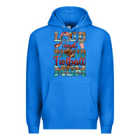 True Royal loud and proud football mom Premium Hoodie - RanaPortraitStore