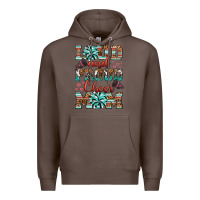 Coffee loud and proud cheer mom Premium Hoodie - RanaPortraitStore