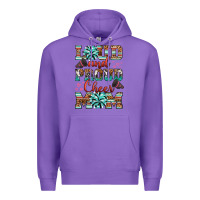 Purple loud and proud cheer mom Premium Hoodie - RanaPortraitStore