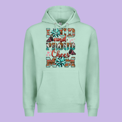 Premium Hoodie loud and proud cheer mom