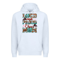 White loud and proud cheer mom Premium Hoodie - RanaPortraitStore