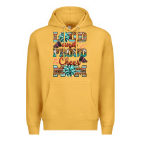Mustard loud and proud cheer mom Premium Hoodie - RanaPortraitStore