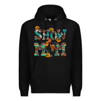 Black show mom rooster Premium Hoodie - RanaPortraitStore