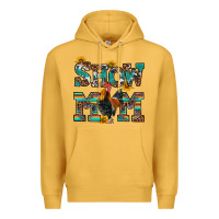 Mustard show mom rooster Premium Hoodie - RanaPortraitStore