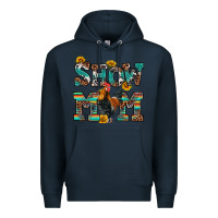 Navy show mom rooster Premium Hoodie - RanaPortraitStore