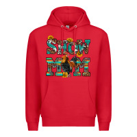Red show mom rooster Premium Hoodie - RanaPortraitStore