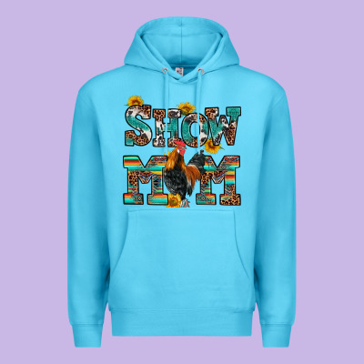 Premium Hoodie show mom rooster