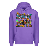 Purple show mom rooster Premium Hoodie - RanaPortraitStore