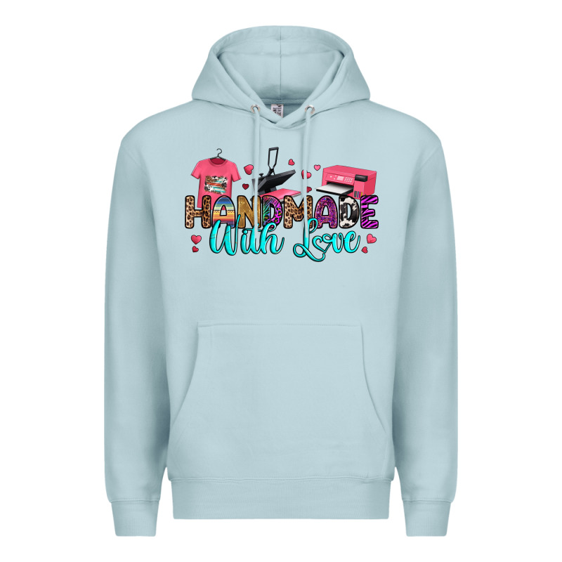 Handmade With Love Premium Hoodie by RanaPortraitStore | Teevron