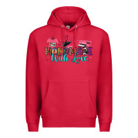 Cardinal handmade with love Premium Hoodie - RanaPortraitStore
