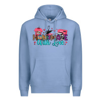 Colony Blue handmade with love Premium Hoodie - RanaPortraitStore