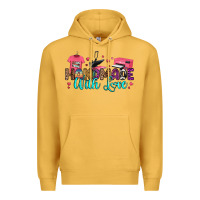 Mustard handmade with love Premium Hoodie - RanaPortraitStore