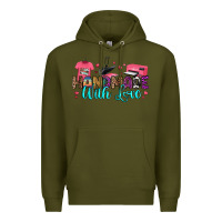 Army Green handmade with love Premium Hoodie - RanaPortraitStore