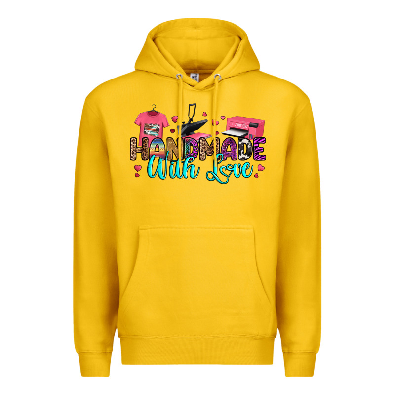 Handmade With Love Premium Hoodie by RanaPortraitStore | Teevron