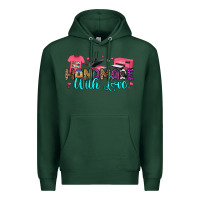 Sports Green handmade with love Premium Hoodie - RanaPortraitStore