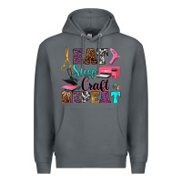 Rock eat sleep craft repeat Premium Hoodie - RanaPortraitStore