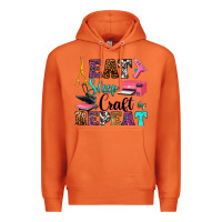 Carrot eat sleep craft repeat Premium Hoodie - RanaPortraitStore