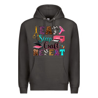 Smoke eat sleep craft repeat Premium Hoodie - RanaPortraitStore