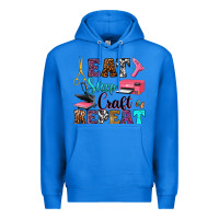 True Royal eat sleep craft repeat Premium Hoodie - RanaPortraitStore
