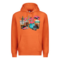 Carrot crafting coffee cups Premium Hoodie - RanaPortraitStore
