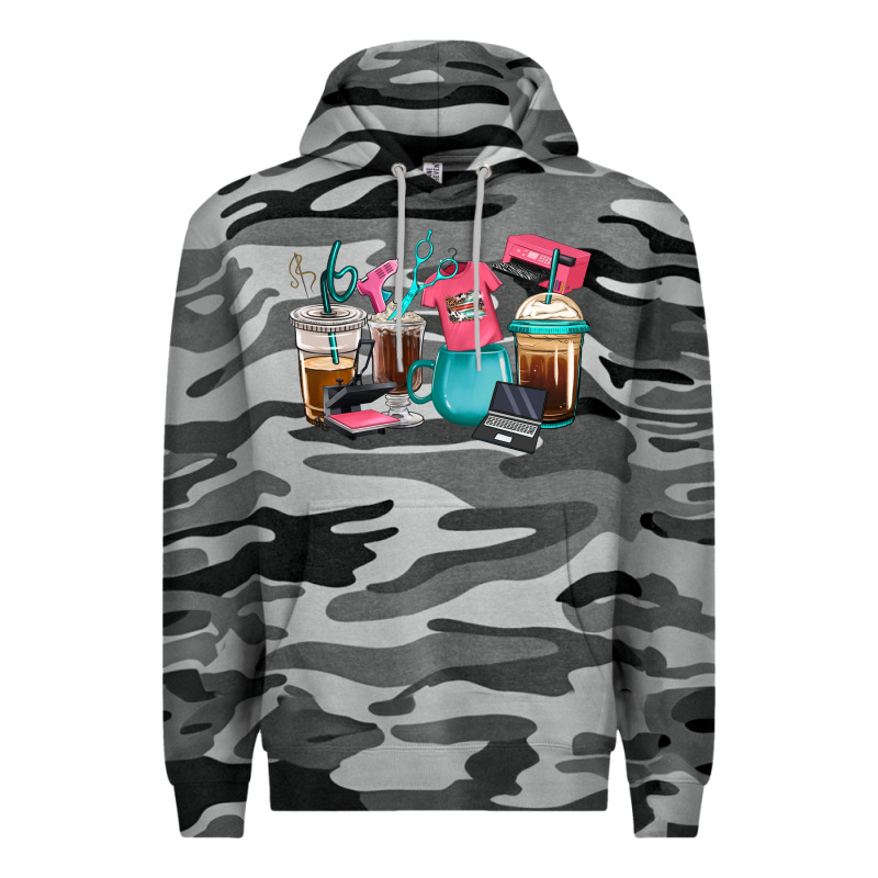 Crafting Coffee Cups Premium Hoodie by RanaPortraitStore | Teevron