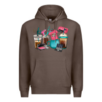 Coffee crafting coffee cups Premium Hoodie - RanaPortraitStore
