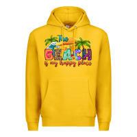 Lemon the beach is my happy place Premium Hoodie - RanaPortraitStore