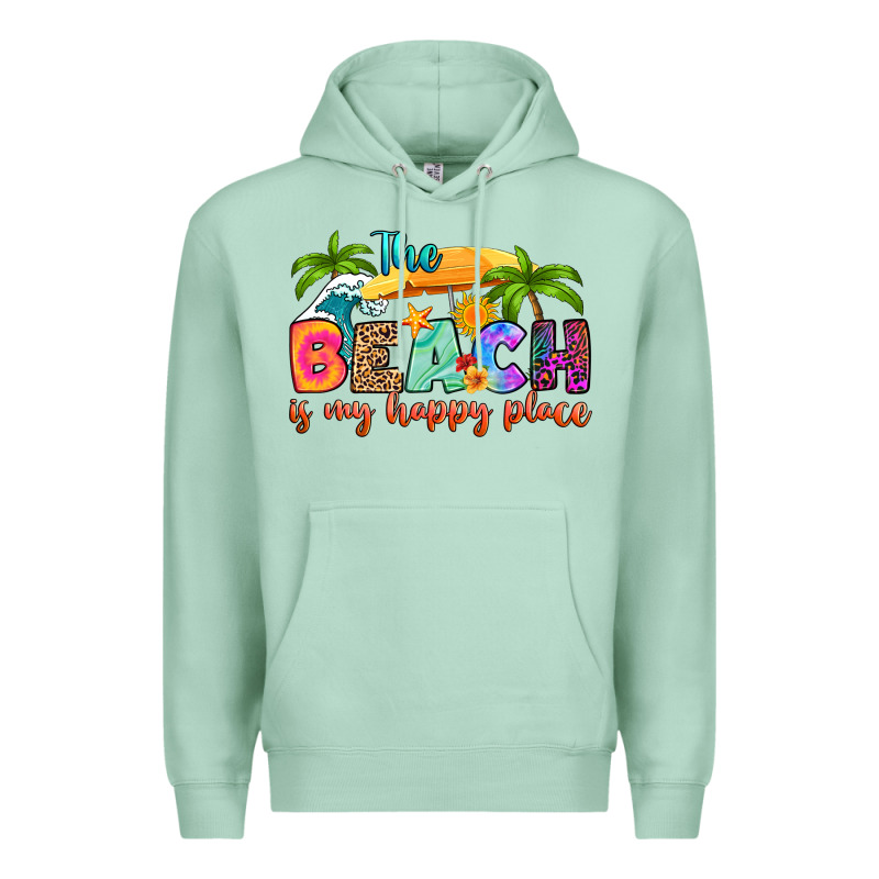 The Beach Is My Happy Place Premium Hoodie by RanaPortraitStore | Teevron