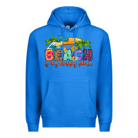 True Royal the beach is my happy place Premium Hoodie - RanaPortraitStore