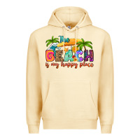 Pina Colada the beach is my happy place Premium Hoodie - RanaPortraitStore